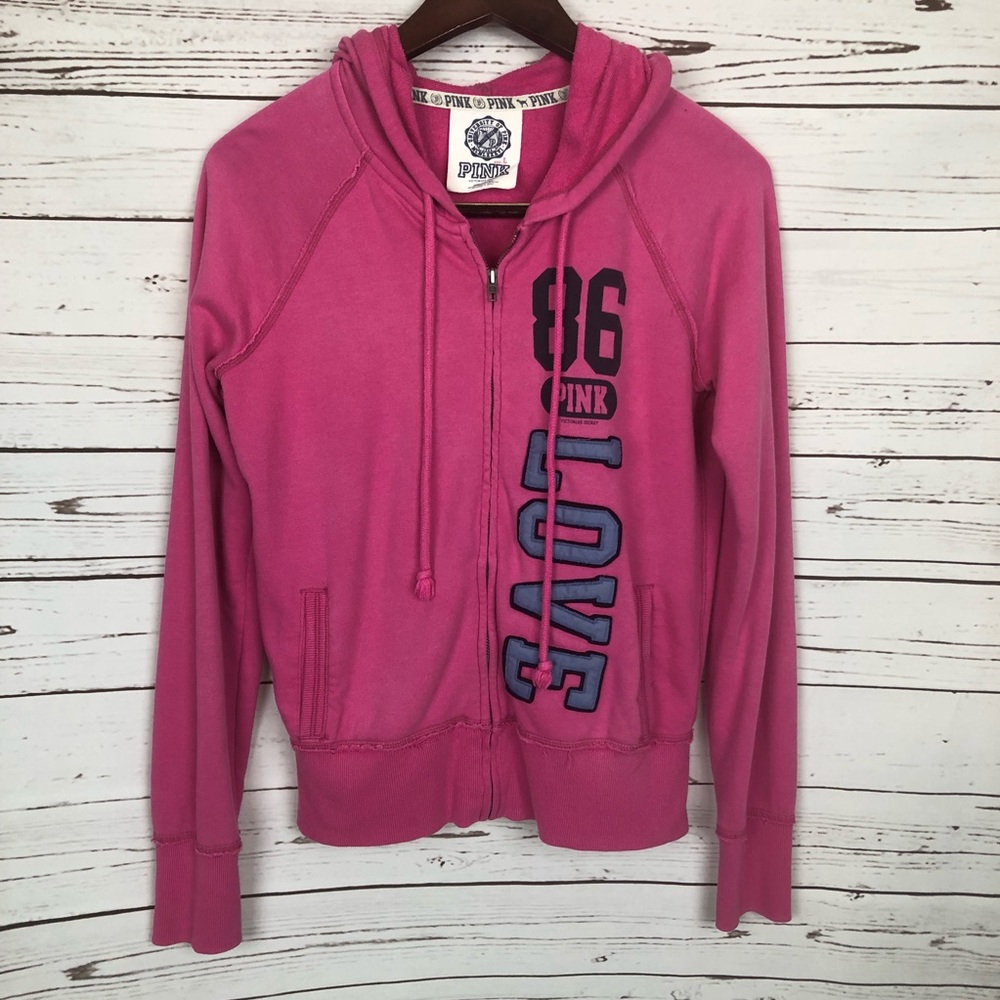 VS PINK hooded sweatshirt large